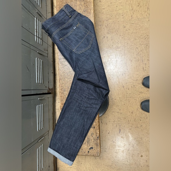 AMERICAN RAG INDIGO SELVEDGE Classic denim jeans 33x30 with cuff - Picture 5 of 11